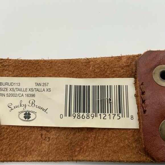 Lucky Brand Leather Loops and Studs Vintage Belt. Women’s Size 8. - Picture 4 of 4